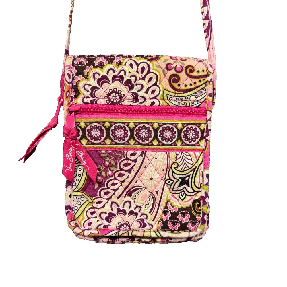 Vera Bradley Retired Mini Hipster Crossbody/Shoulder Bag Very Berry Paisley